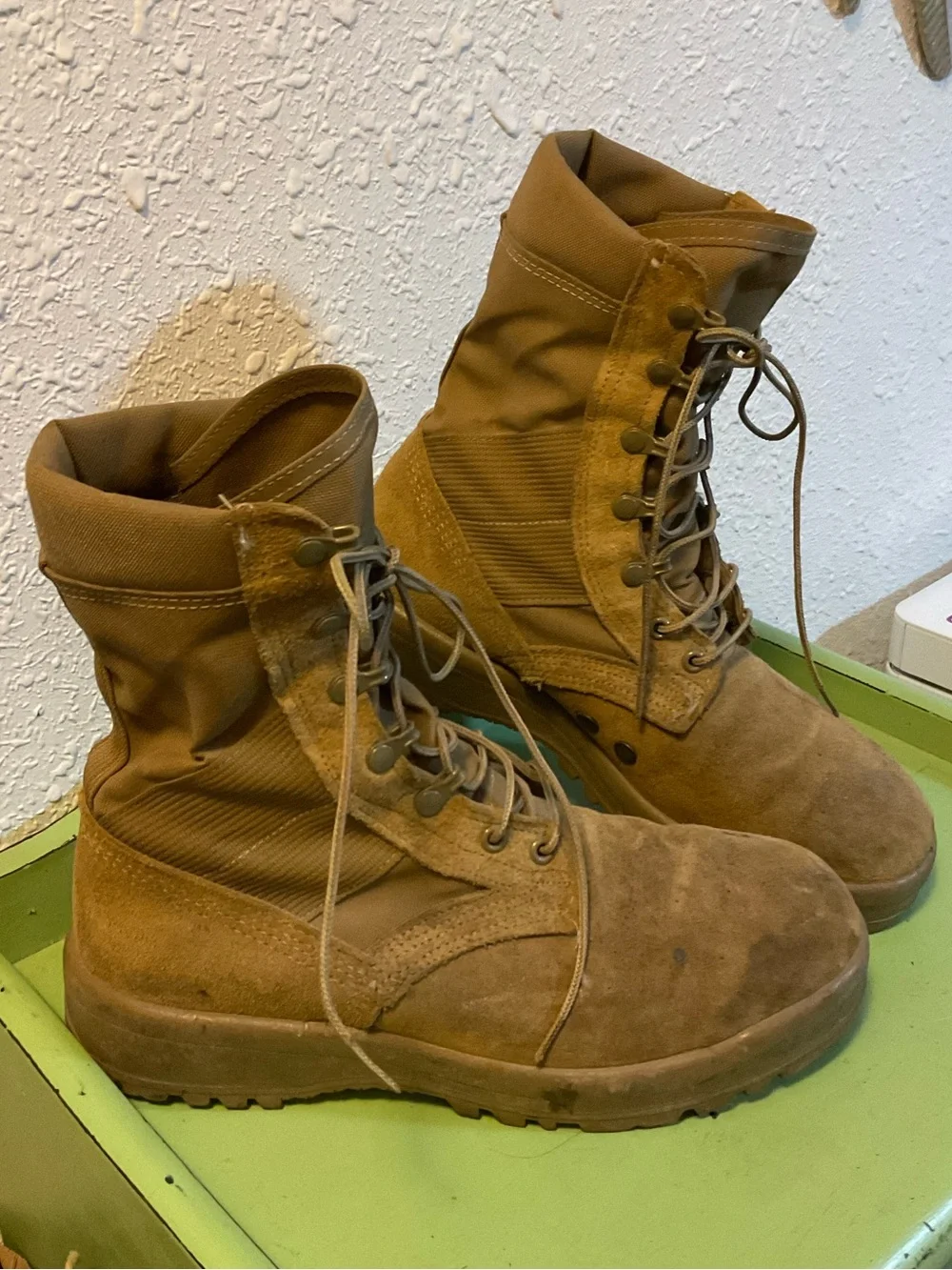McRae Footwear Combat Boots Hot Weather Military Desert Coyote Tan Men's 9 W